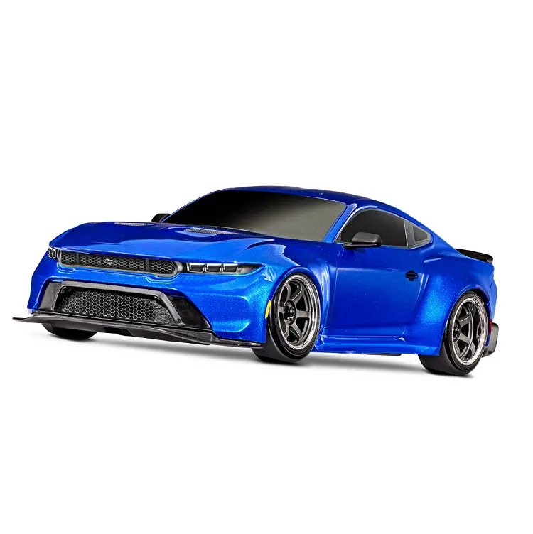Traxxas 4-Tec Ford Mustang Blue Rwd Drift  W/ Tsm 2.4Ghz Tqi Radio & Bluetooth Module - 105237-4Blue 1