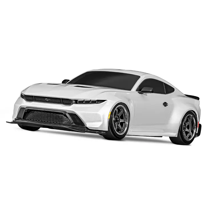Traxxas 4-Tec Ford Mustang White Rwd Drift  W/ Tsm 2.4Ghz Tqi Radio & Bluetooth Module - 105237-4Wht 1