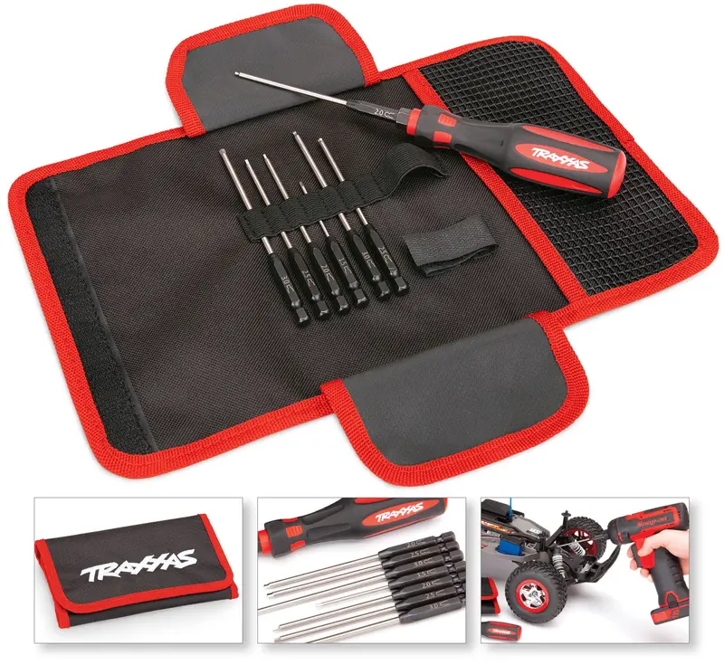 Traxxas 7Pc Speed Bit Master Metric Hex & Ball Driver Tool Set - 8711 1