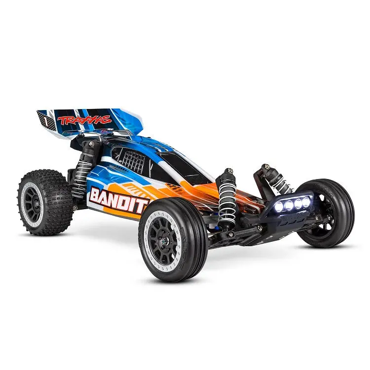 Traxxas Bandit 2Wd Buggy Orange W/ Led Lights, 2.4Ghz Radio, Brushed Motor & Esc, Battery & Charger - 24054-61Orng 1