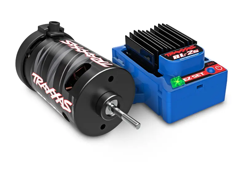 Traxxas Bl-2S 3300Kv Brushless Motor & 2S Wp Esc - 3382 1