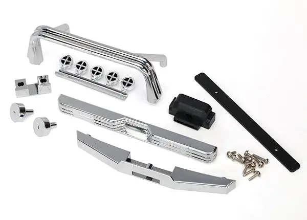 Traxxas Body Accessory Kit Chrome Bumpers & Rollcage - 3662 1