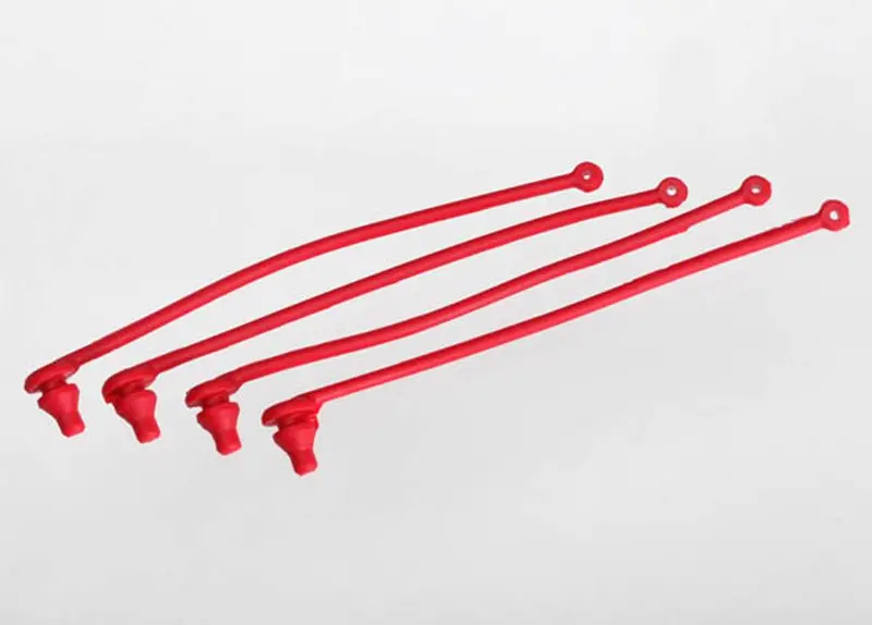 Traxxas Body Clip Retainer Red 4Pcs - 5752 1