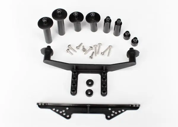 Traxxas Body Mounts Fr & Rr W/ Posts - 1914R 1