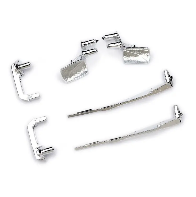 Traxxas Chrome Door Handles, Side Mirrors And Wiper Suit Trx-4M Chevy K10 - 9817 1