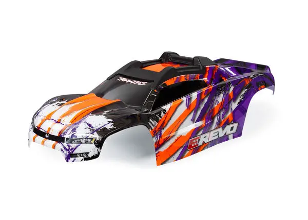 Traxxas E-Revo Vxl V2 Purple Body Shell W/ Cage Frame - 8611T 1