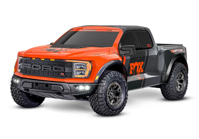 Traxxas Ford Raptor-R 4X4 Ultimate Orange Fox Sports W/ Tqi & Bluetooth  Module - 101177-4Fox2 1