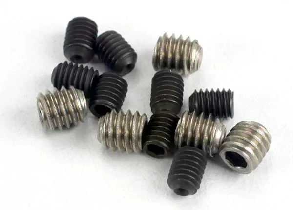 Traxxas Grub Screws 3X4mm 8Pcs & 4X4mm Stainless 4Pcs - 1548 1
