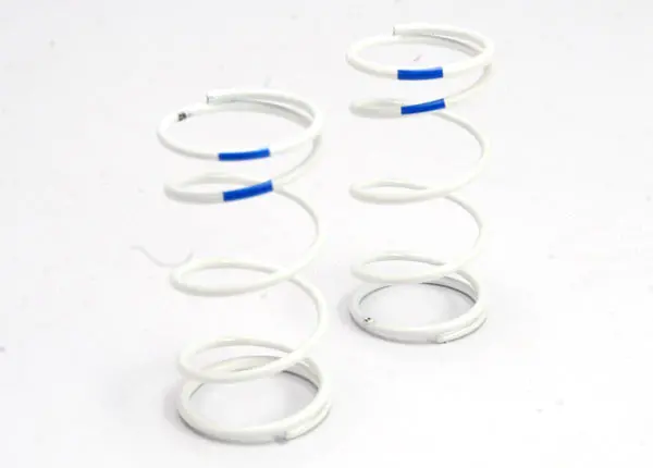 Traxxas Gtr Shock Springs 1.6 Blue Rate White Finish 2Pcs - 5434 1