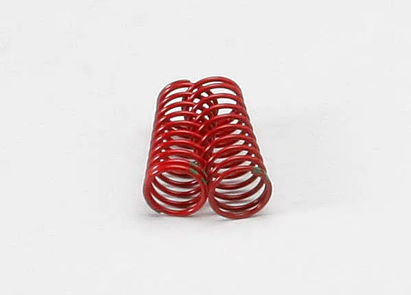 Traxxas Gtr Shock Springs 1.8 Dbl Green Rate Red Finish 2Pcs - 5940 1