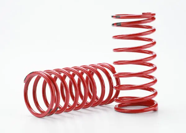 Traxxas Gtr Shock Springs 2.0 Dbl Black Rate Red Finish 2Pcs - 5941 1