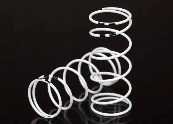 Traxxas Gtr Shock Springs Long 0.767 Black Rate White Finish 2Pcs - 7444 1