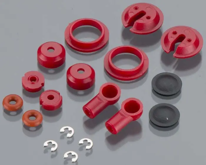 Traxxas Latrax Shock Rebuild Set Red - 7662 1