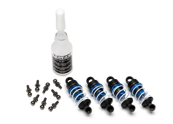 Traxxas Latrax Shocks Gunmetal Aluminium 4Pcs - 7560X 1