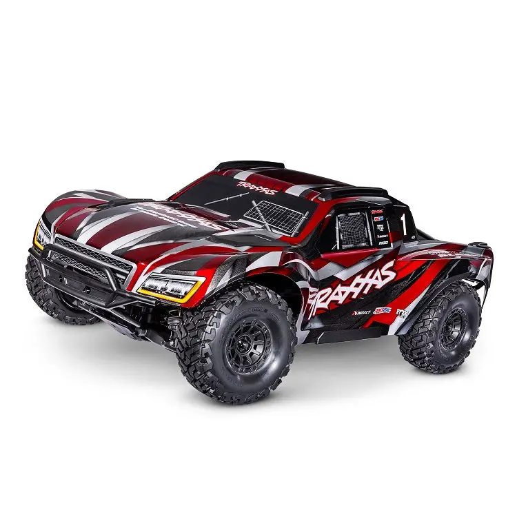 Traxxas Maxx Slash Red Short Course Truck W/ Tqi Radio, Vxl-6S And Tsm - 102076-4Red 1