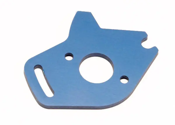 Traxxas Motor Plate Blue Aluminium - 6890 1