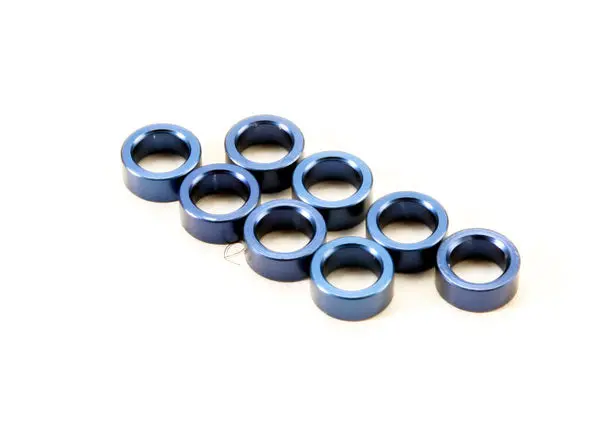 Traxxas Pushrod Spacers Blue Aluminium 8Pcs - 5133A 1