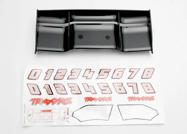Traxxas Rear Wing Black Suit Revo - 5446 1