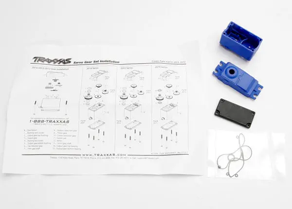 Traxxas Replacement Case & Gaskets Suit 2056/ 2075/ 2075X/ 2075R Servo - 2074 1