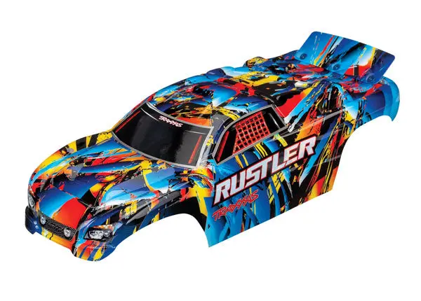 Traxxas Rock N Roll Painted Body Shell Suit Rustler 2Wd - 3748 1