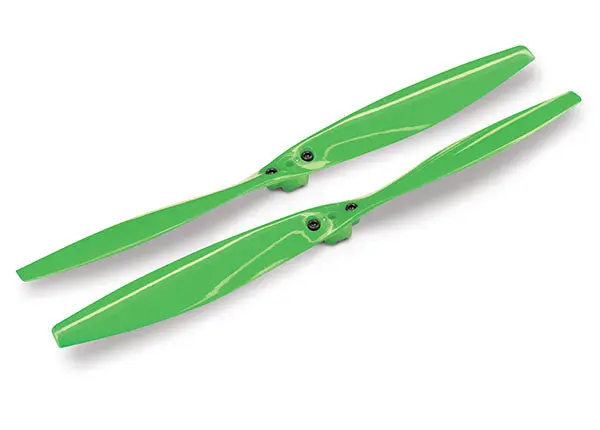 Traxxas Rotor Blade Set Green 1Xcw 1Xccw - 7931 1