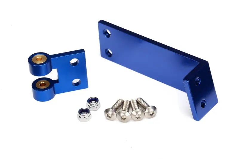 Traxxas Rudder Mount & Pivot Block Blue Aluminium - 5780 1