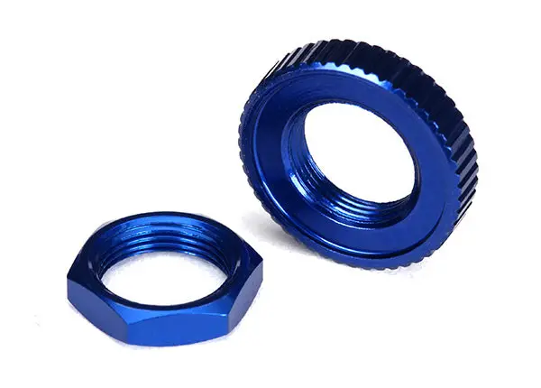 Traxxas Servo Saver Nuts Blue Aluminium 2Pcs - 8345 1