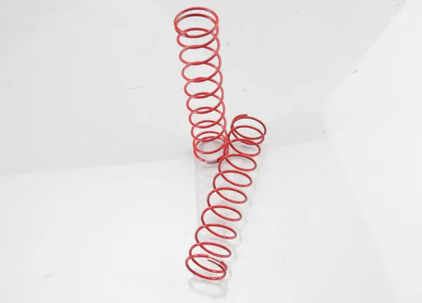 Traxxas Shock Springs Rear 2.9 Rate Red Finish 2Pcs - 3757R 1