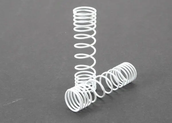 Traxxas Shock Springs Rear Progressive White Finish 2Pcs - 5858 1