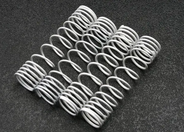 Traxxas Shock Springs White Progressive 4Pcs - 4957R 1