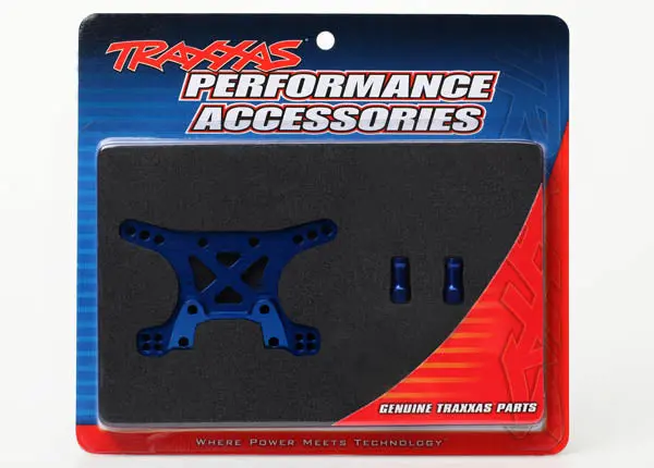 Traxxas Shock Tower Front Blue 7075-T6 Aluminium - 6440 2