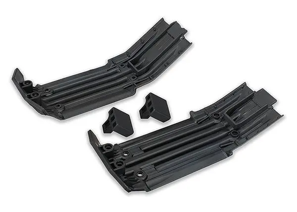 Traxxas Skidplate Fr & Rr W/ Rubber Impact Cushions - 7744 1