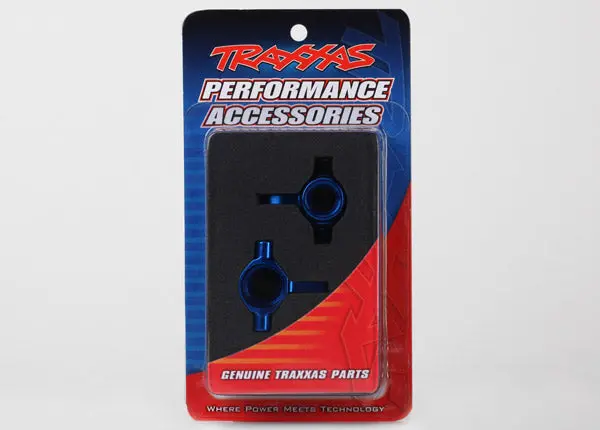 Traxxas Steering Blocks Blue Aluminium 2Pcs - 6439 2