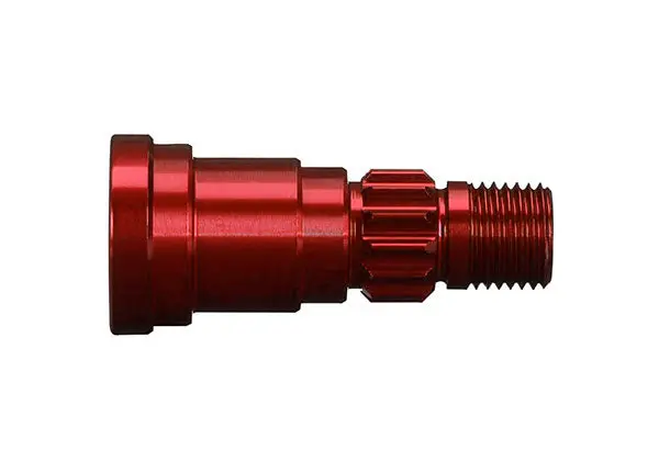 Traxxas Stub Axle Red Aluminium 1Pc - 7768R 1