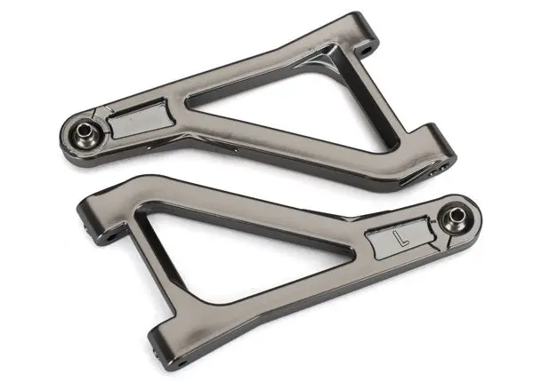 Traxxas Suspension Arms Front Upper Black Satin Chrome 2Pcs - 8531X 1