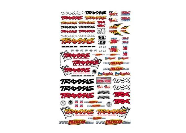 Traxxas Team Racing Decal Set - 9950 1