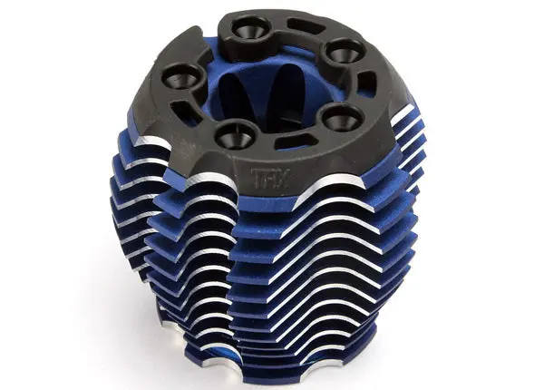Traxxas Trx 3.3 Cooling Head Powertune Blue Aluminium - 5238R 1