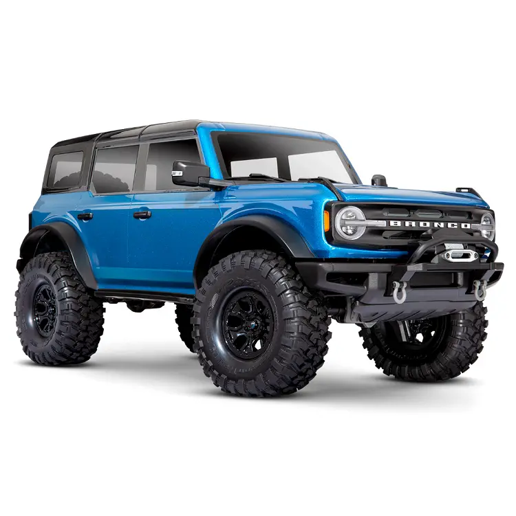 Traxxas Trx-4 2021 Ford Bronco Velocity Blue Trail Crawler Truck  With Tqi 2.4Ghz Radio - 92076-4Vblue 1