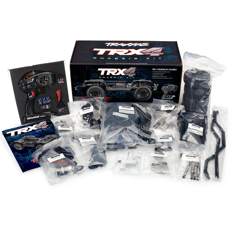 Traxxas Trx-4 Chassis Kit Clipless W/ Tqi 2.4Ghz Radio, Brushed Motor, Esc & Servos - 82216-4 1