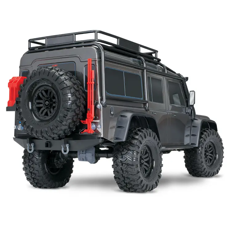 Traxxas Trx-4 Defender Scale & Trail Crawler Silver Clipless W/ Tqi 2.4Ghz Bluetooth Radio - 82256-4Slvr 2