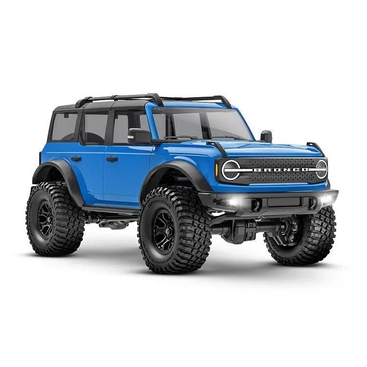 Traxxas Trx-4M 1:18 2021 Ford Bronco Trail Truck Blue W/ Tq 2.4Ghz Radio, 87T Brushed Motor, Lipo Battery & Charger - 97074-1Blue 1