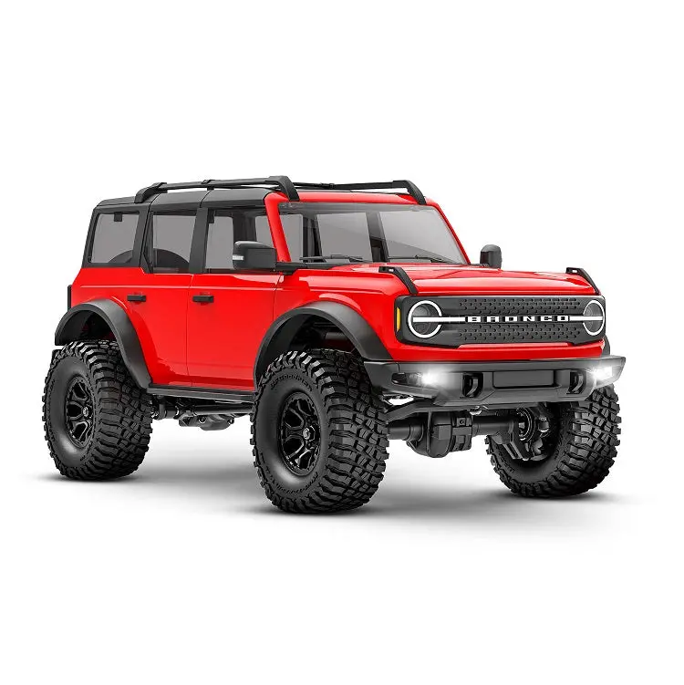 Traxxas Trx-4M 1:18 2021 Ford Bronco Trail Truck Red W/ Tq 2.4Ghz Radio, 87T Brushed Motor, Lipo Battery & Charger - 97074-1Red 1