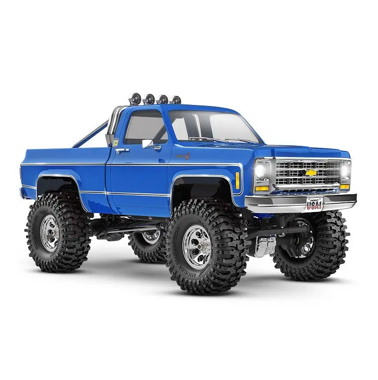 Traxxas Trx-4M 1:18 Chevrolet K10 High Trail Edition Blue W/ Tq 2.4Ghz Radio, 87T Brushed Motor, Lipo Battery & Charger - 97064-1Blue 1