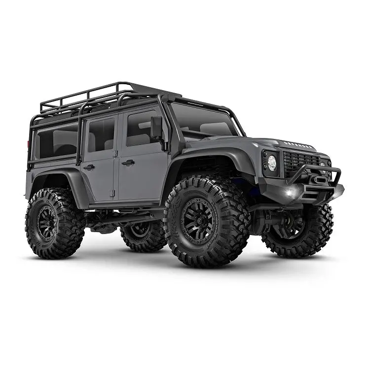 Traxxas Trx-4M 1:18 Defender Trail Truck Silver With Tq 2.4Ghz Radio, 87T Brushed Motor, Lipo Battery & Charger - 97054-1Slvr 1