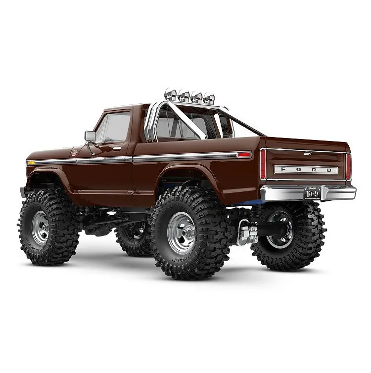 Traxxas Trx-4M 1:18 Ford F-150 High Trail Edition Brown W/ Tq 2.4Ghz Radio, 87T Brushed Motor, Lipo Battery & Charger - 97044-1Brwn 2