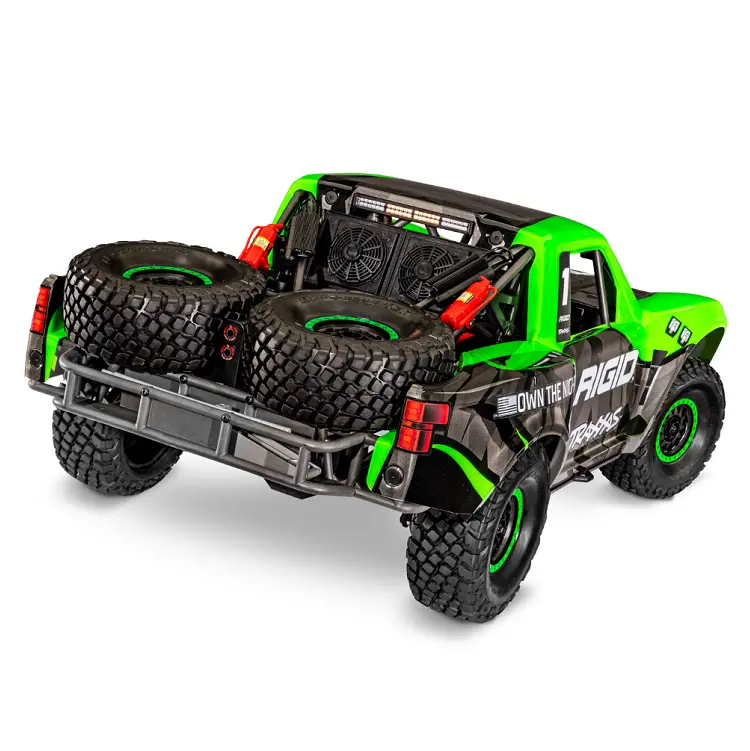 Traxxas Unlimited Desert Racer 4Wd Race Truck Green W/ Tqi 2.4Ghz Radio, Light Kit And Tsm - 85086-4Rgd1 2