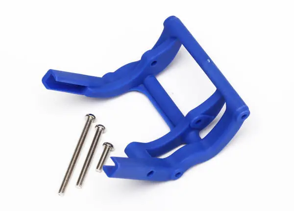 Traxxas Wheelie Bar Mount Blue - 3677X 1