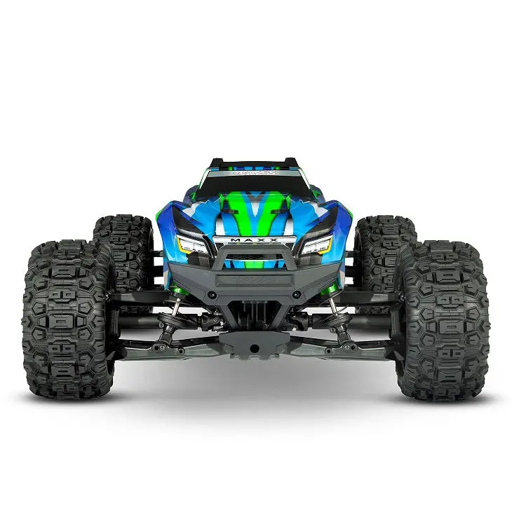 Traxxas Wide Maxx Green 1:10 2400Kv Brushless Monster Truck With 2.4Ghz Radio & Tsm - 89086-4Grn 2