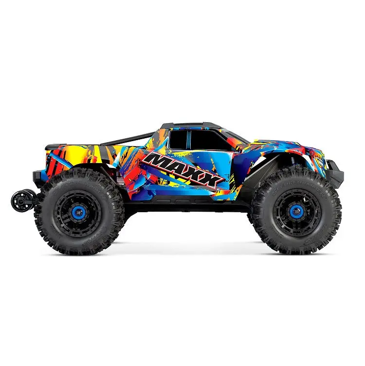 Traxxas Wide Maxx Rock N Roll 1:10 2400Kv Brushless Monster Truck With 2.4Ghz Radio & Tsm - 89086-4Rnr 2