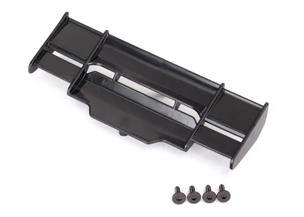 Traxxas Wing Black Suit Rustler 4X4 - 6721 1